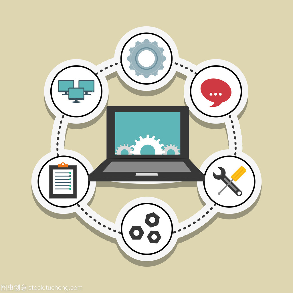 科技服務(wù)與電話中心圖標(biāo)設(shè)計(jì) 從創(chuàng)意到矢量圖的技術(shù)開發(fā)流程